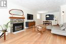 828 Kingsmere Avenue, Ottawa, ON  - Indoor Photo Showing Living Room With Fireplace 