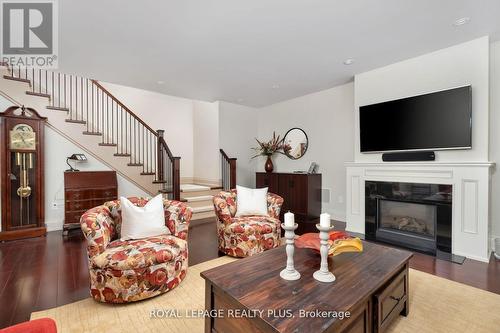 1100 Haydonbridge Court, Mississauga, ON - Indoor Photo Showing Living Room With Fireplace