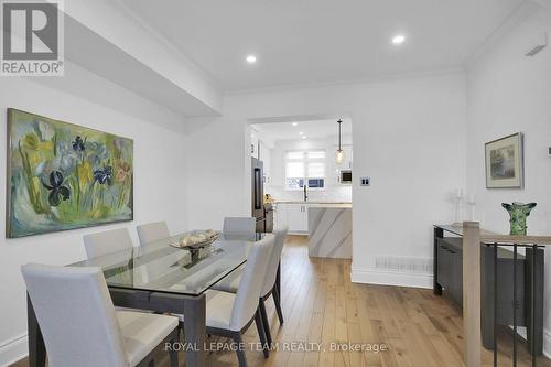 Warm hardwood floors flow throughout the home - 400 Berkley Avenue, Ottawa, ON - Indoor Photo Showing Dining Room