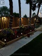 Side garden night view - 