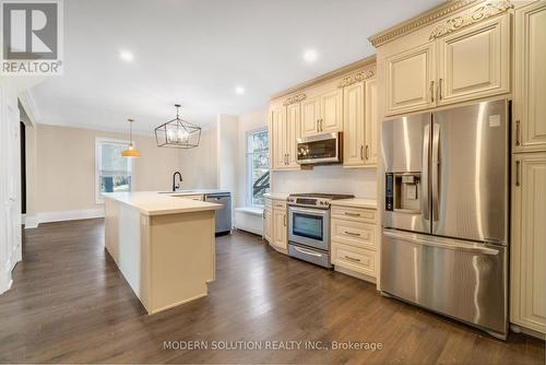 3015 Dundas Street, Burlington, ON - Indoor Photo Showing Kitchen With Stainless Steel Kitchen