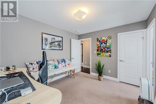 Carpeted office space featuring baseboards - 203 Carriage Way, Waterloo, ON - Indoor