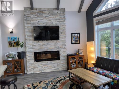 1 Route 380 Highway, Head Harbour, NL - Indoor Photo Showing Living Room With Fireplace