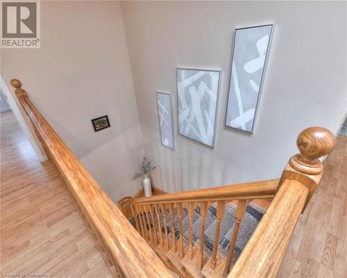 Stairs featuring wood finished floors - 105 Sabrina Crescent, Kitchener, ON - Indoor Photo Showing Other Room