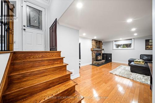 1045 Bloor Street, Mississauga, ON - Indoor With Fireplace