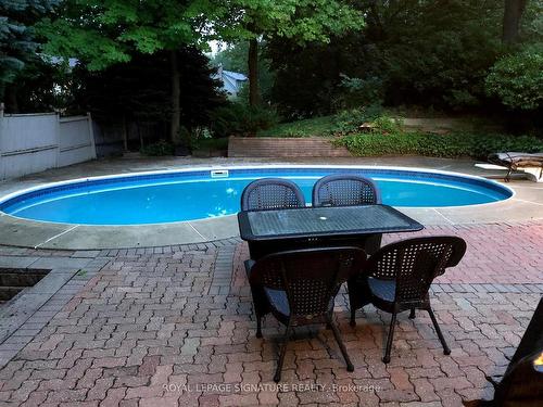 1376 Tecumseh Park Drive, Mississauga, ON - Outdoor With In Ground Pool With Deck Patio Veranda With Backyard