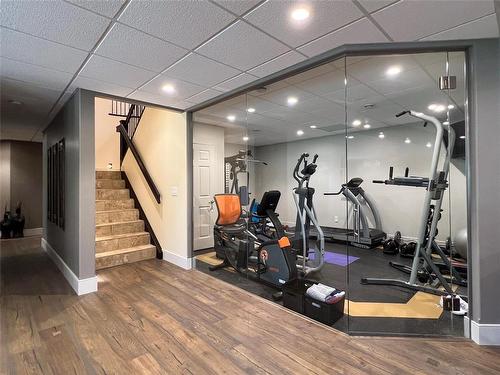 25 Howard Street, Carberry, MB - Indoor Photo Showing Gym Room