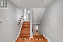 Entrance to separate unit from upstairs - 