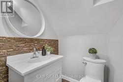 2 piece bathroom in lower level unit - 