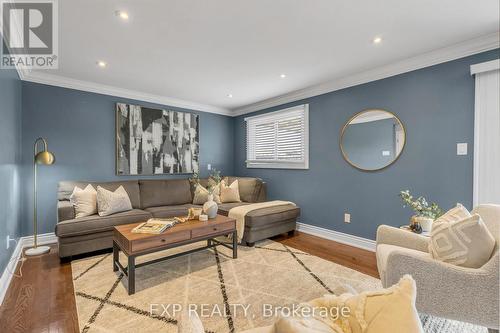 Lower Level Family Room - 935 Lovingston Crescent, Mississauga, ON - Indoor Photo Showing Living Room