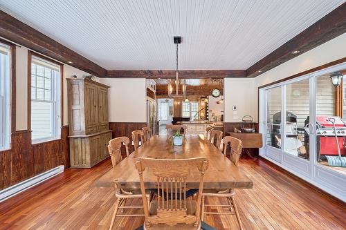 Salle à manger - 30 Ch. Gérard, Saint-Donat, QC - Indoor Photo Showing Dining Room