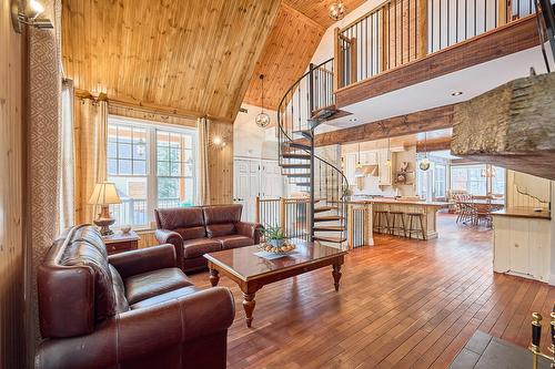 Vue d'ensemble - 30 Ch. Gérard, Saint-Donat, QC - Indoor Photo Showing Living Room