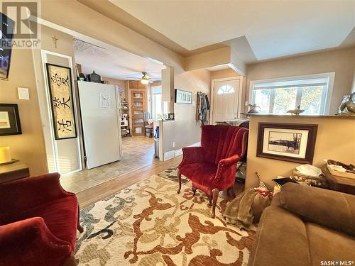 2502 Kelvin Avenue, Saskatoon, SK - Indoor Photo Showing Living Room With Fireplace