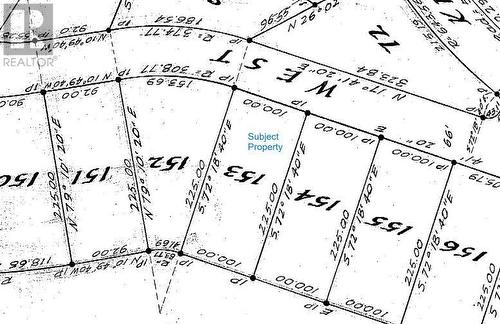 9354 Westside Road is lot 153 on the plan. Measures 100 x 225 - 9354 Westside Road, Vernon, BC 