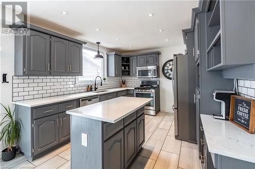 31 Sydney Street N, Kitchener, ON - Indoor Photo Showing Kitchen With Upgraded Kitchen