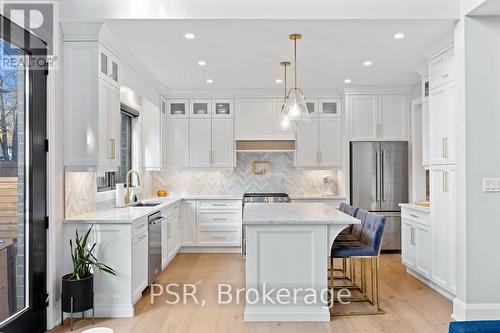 308 Appleby Line, Burlington, ON - Indoor Photo Showing Kitchen With Stainless Steel Kitchen With Upgraded Kitchen