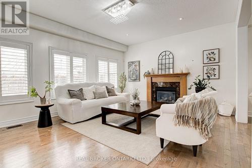 145 Redtail Street, Kitchener, ON - Indoor Photo Showing Living Room With Fireplace