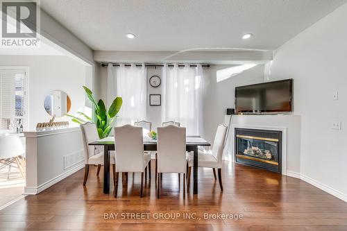 929 Ledbury Crescent, Mississauga, ON - Indoor Photo Showing Dining Room With Fireplace