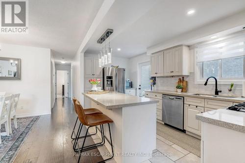 22 Garden Crescent, Hamilton, ON - Indoor Photo Showing Kitchen With Double Sink With Upgraded Kitchen