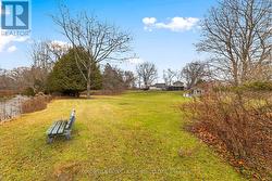 Park Bench on Property Overlooking Duffins Creek - 