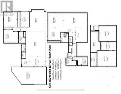 3 Level Floor Plan - 