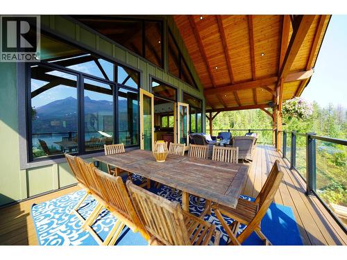 26 Birchgrove Bend, Kaslo, BC - Outdoor With Deck Patio Veranda With Exterior