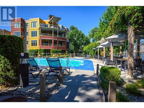7343 Okanagan Landing Road Unit# 1124, Vernon, BC - Outdoor With In Ground Pool