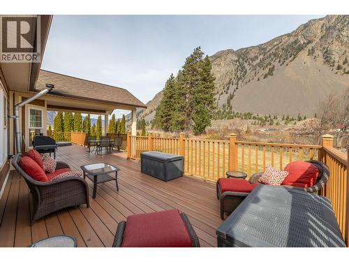 Back deck - 3210 / 3208 Cory Road, Keremeos, BC 