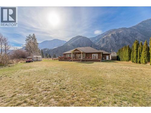Rear of main house - 3210 / 3208 Cory Road, Keremeos, BC 