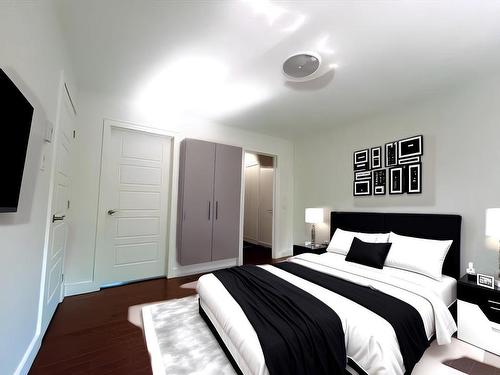 Master bedroom - 4575 Rue De La Rogeloise, Sainte-Adèle, QC - Indoor Photo Showing Bedroom