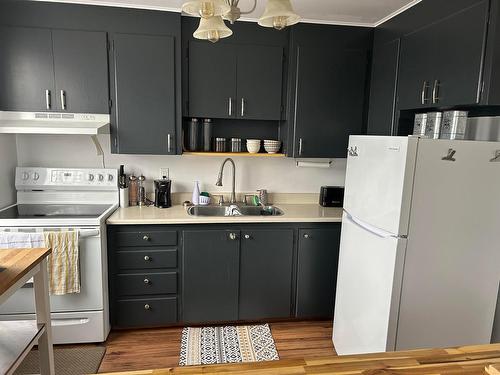 Cuisine - 108 8E Rue, Rouyn-Noranda, QC - Indoor Photo Showing Kitchen With Double Sink