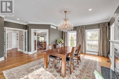 1345 Potter Drive, Ottawa, ON - Indoor Photo Showing Dining Room With Fireplace