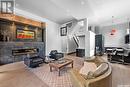 8 1651 Anson Road, Regina, SK  - Indoor With Fireplace 
