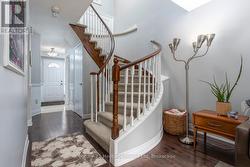 Spiral staircase leading to second floor - 