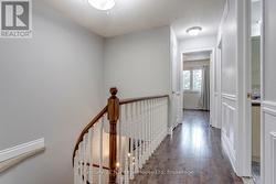 Second floor hallway with wainscoting - 