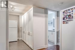 Basement, with view of bathroom on right - 