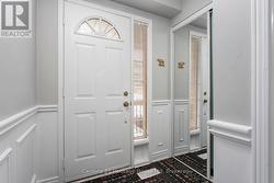 Inside entry with wainscoting - 