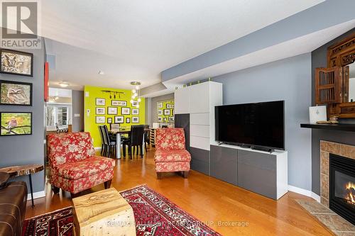 93 Steele Park, Ottawa, ON - Indoor Photo Showing Living Room With Fireplace