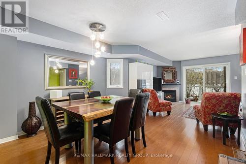 93 Steele Park, Ottawa, ON - Indoor Photo Showing Dining Room With Fireplace