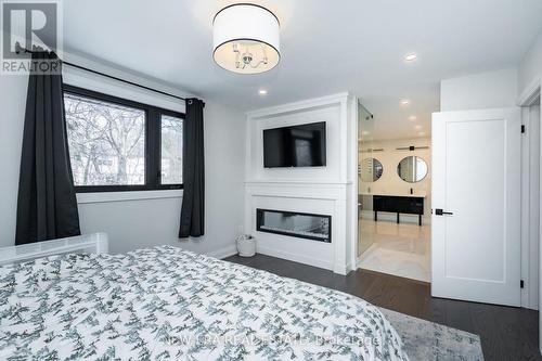 1481 Chasehurst Drive, Mississauga, ON - Indoor Photo Showing Bedroom With Fireplace