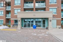 Entrance to property featuring brick siding - 