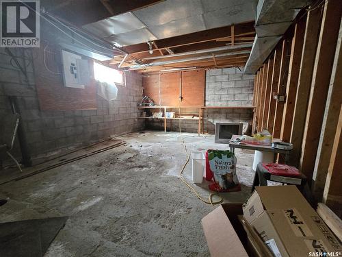 33 4Th Avenue E, Central Butte, SK - Indoor Photo Showing Basement