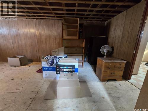 33 4Th Avenue E, Central Butte, SK - Indoor Photo Showing Basement