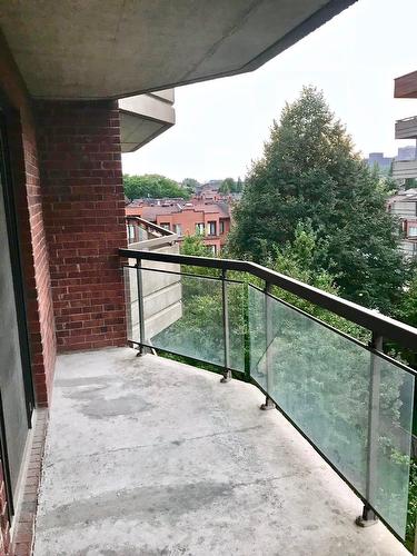 Balcony - 404-525 Rue Lucien-L'Allier, Montréal (Ville-Marie), QC - Outdoor With Exterior