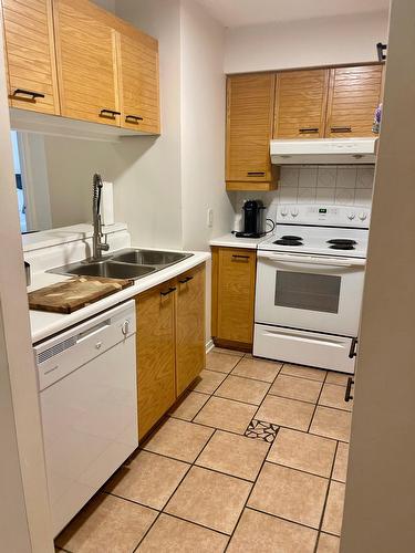 Kitchen - 404-525 Rue Lucien-L'Allier, Montréal (Ville-Marie), QC - Indoor Photo Showing Kitchen With Double Sink