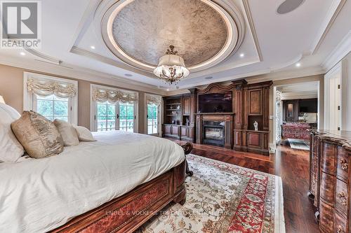489 Lakeshore Road E, Oakville, ON - Indoor Photo Showing Bedroom With Fireplace