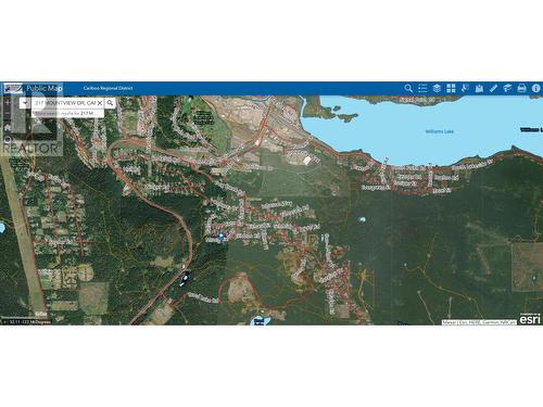 217 Mountview Drive, Williams Lake, BC -  With Body Of Water With View