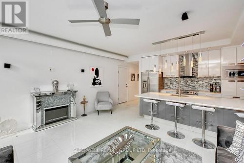 3 - 10 Chestnut Street, Ottawa, ON - Indoor Photo Showing Kitchen With Fireplace