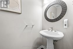 Split Level Powder Room - 