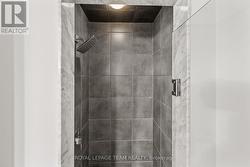 Walk-In Glass Shower with Rain Shower Head - 